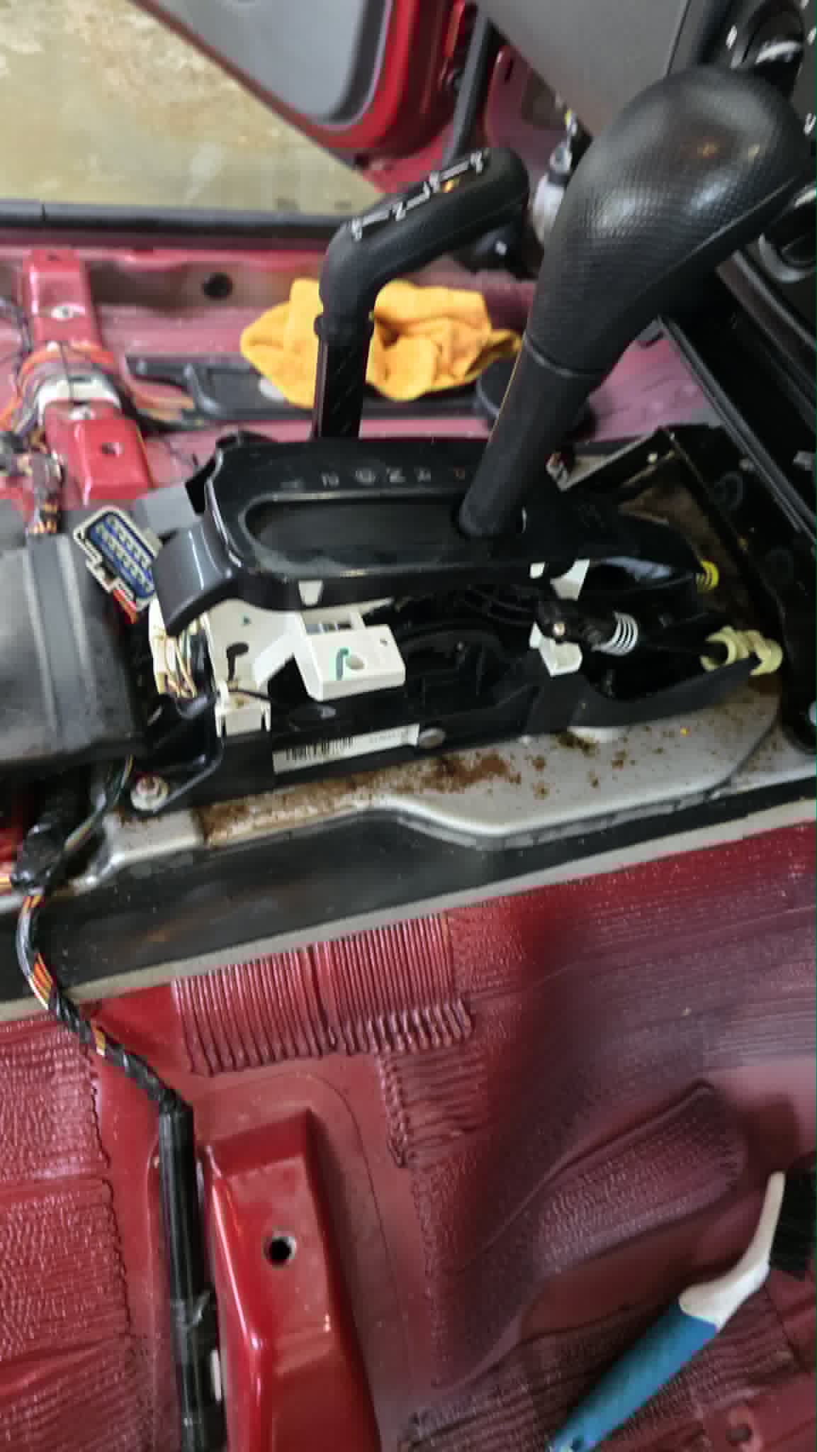 Shifter assembly removed